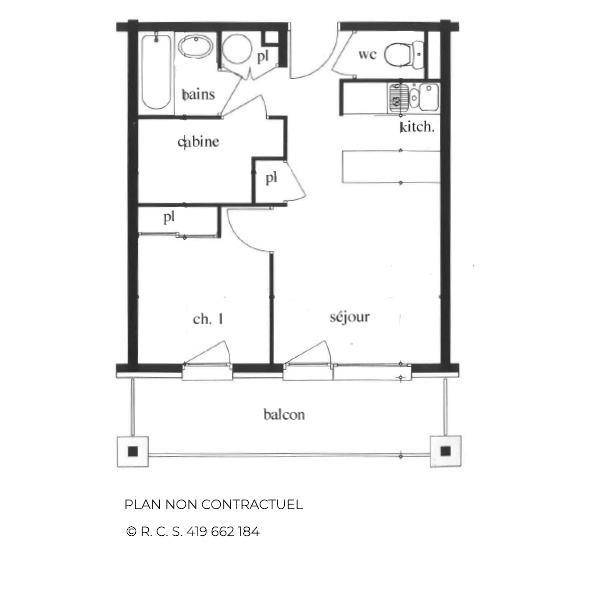 35 m² Ferienwohnung ∙ 1 Schlafzimmer ∙ 4 Gäste – Bild 35