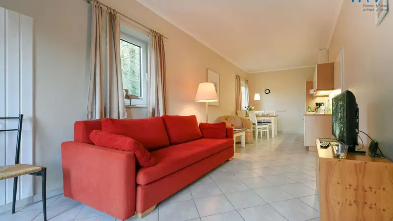 Apartment mit Terrasse, Garten und Grill | Gartenblick