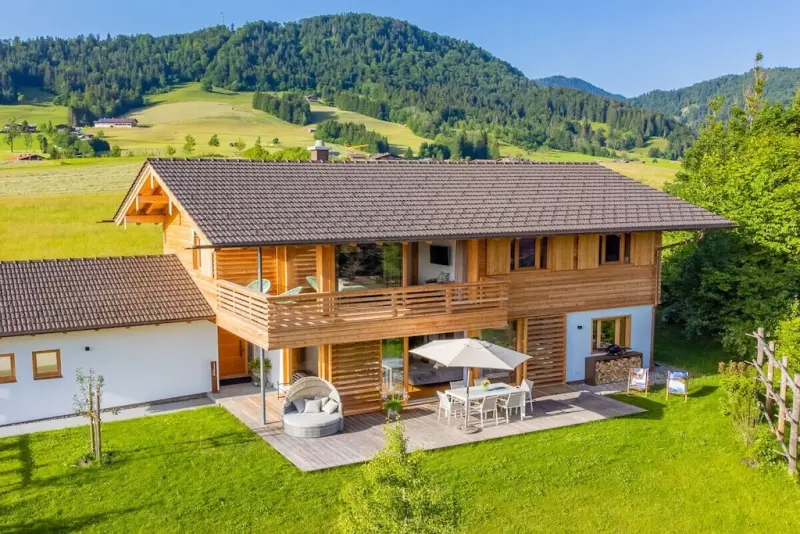 Ferienhaus mit Hund in Groissenbach, Reit im Winkl fuer max. 7 Personen