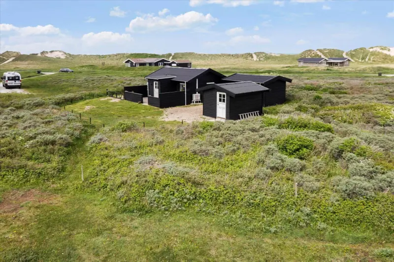 Ferienhaus mit Hund inNørlev Strand, Dänische Nordseeküste  f&uuml;r max. 4 Personen