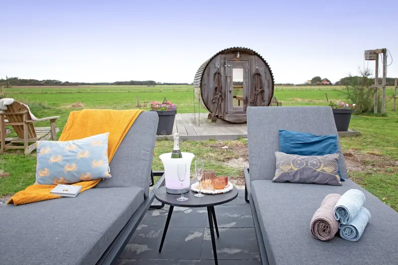 Voll ausgestattetes Ferienhaus mit Sauna, Garten und Whirlpool | Haustiere erlaubt