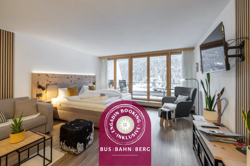Ferienwohnung mit Hund in Scuol f&uuml;r max. 4 Personen