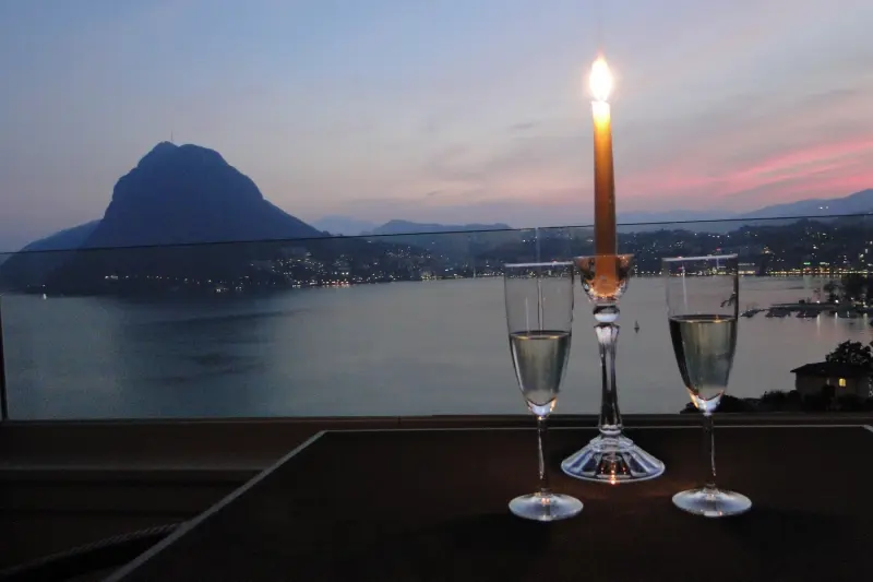 Ferienwohnung mit Hund in Lugano, Luganersee fuer max. 2 Personen
