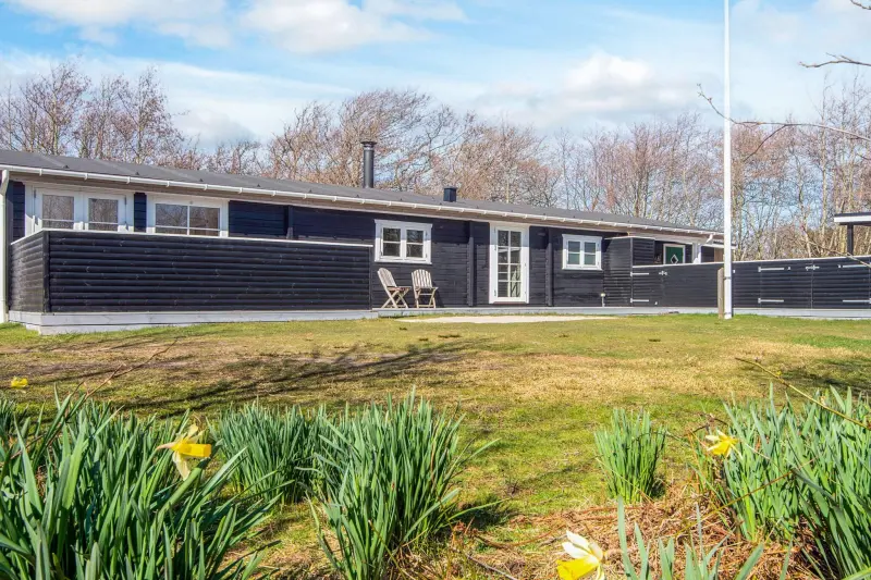 Ferienhaus mit Hund in Rindby Strand fuer max. 5 Personen