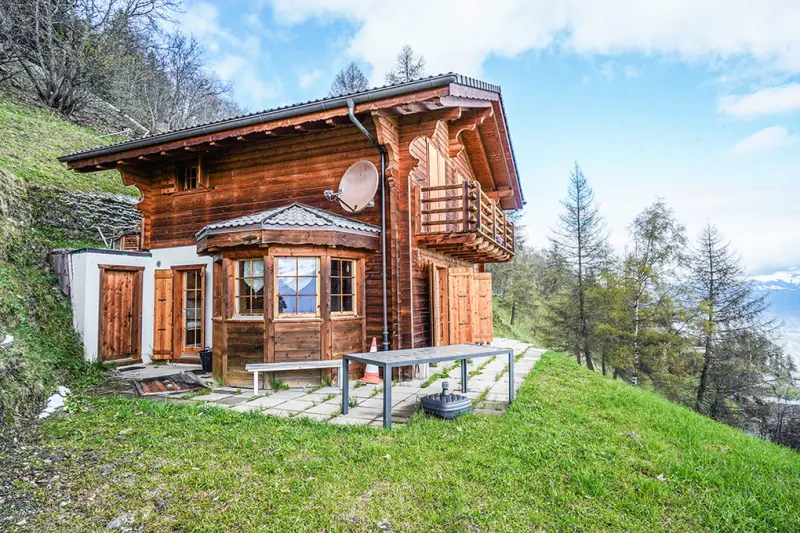 Ferienhaus mit Hund in Hérémence, Les Agettes fuer max. 9 Personen