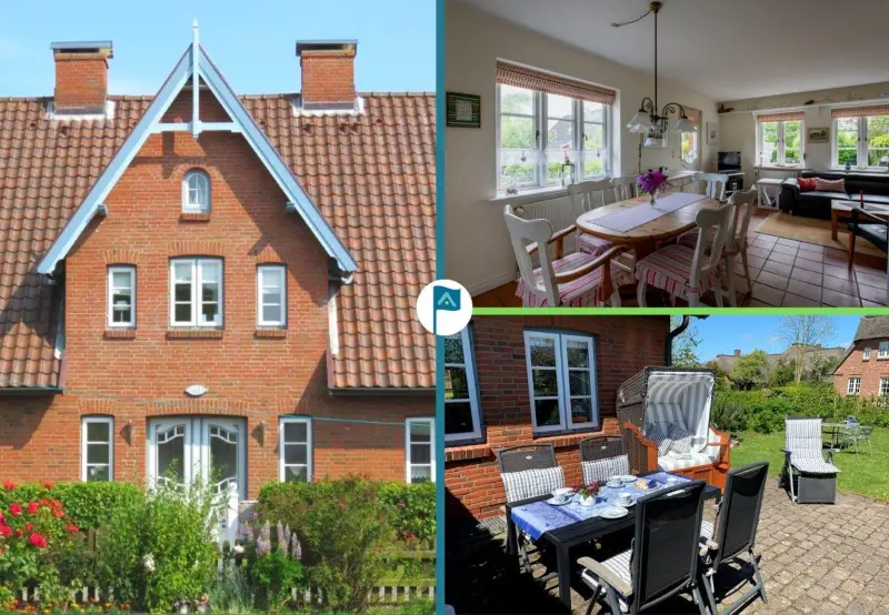 Ferienhaus mit Hund inWrixum, Wyk auf Föhr  f&uuml;r max. 7 Personen