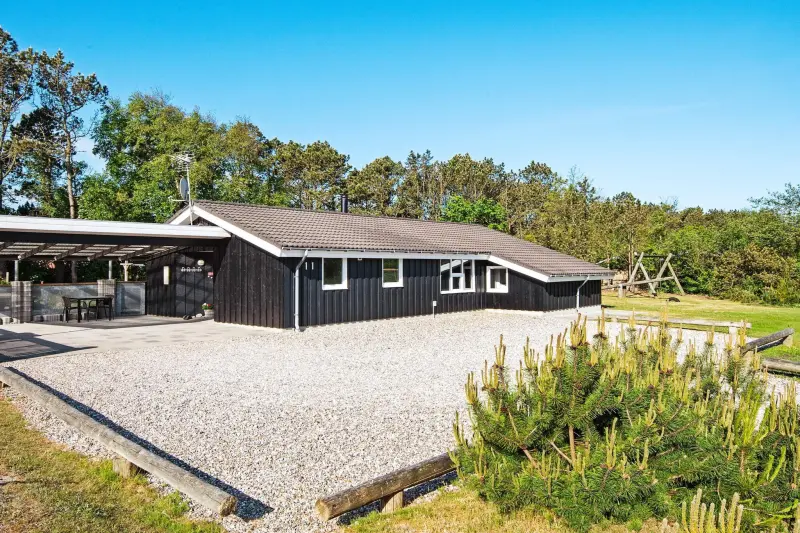 Ferienhaus mit Hund inLodbjerg Hede, Houvig Strand  f&uuml;r max. 8 Personen