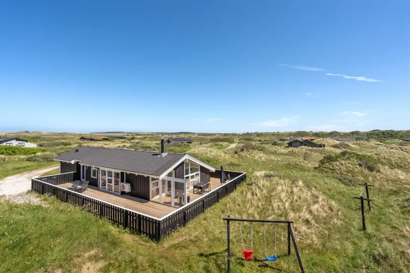 Ferienhaus mit Hund in Nørlev Strand, Dänemark Nordsee, Dänemark