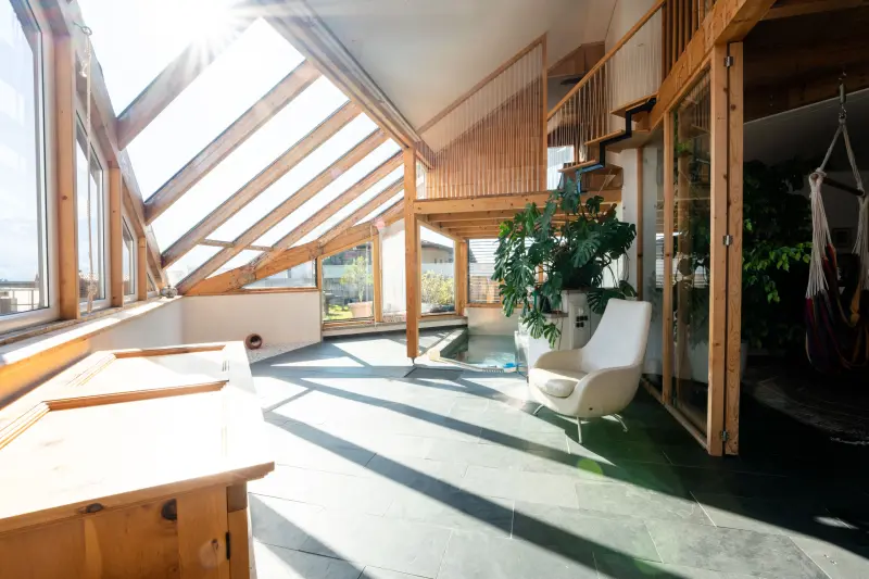 Chalet mit Hund in Gnadenwald, Tirol fuer max. 10 Personen