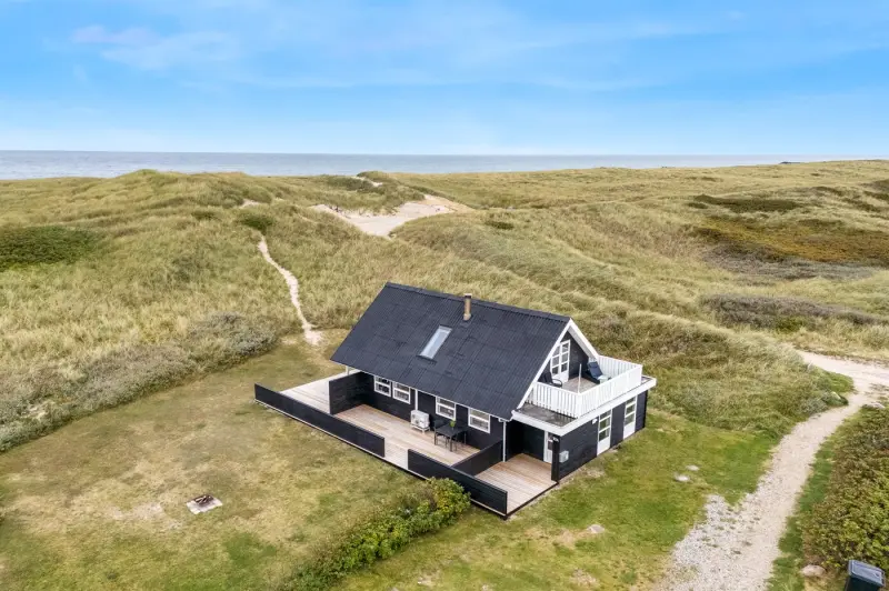 Ferienhaus mit Hund in Vrist Strand fuer max. 6 Personen