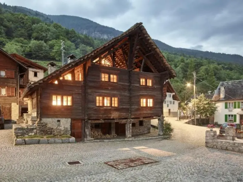 Ferienhaus mit Hund in Chironico, Schweiz fuer max. 6 Personen