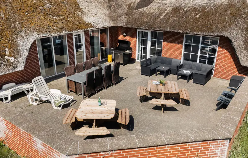 Ferienhaus mit Hund in Ringkøbing, Klegod Strand fuer max. 10 Personen