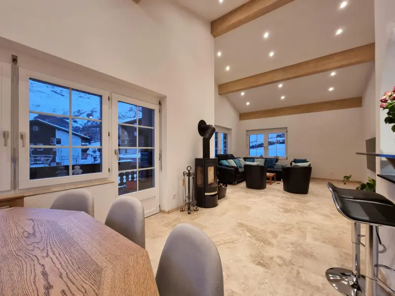 Ferienwohnung mit Hund in Saas-Fee f&uuml;r max. 8 Personen