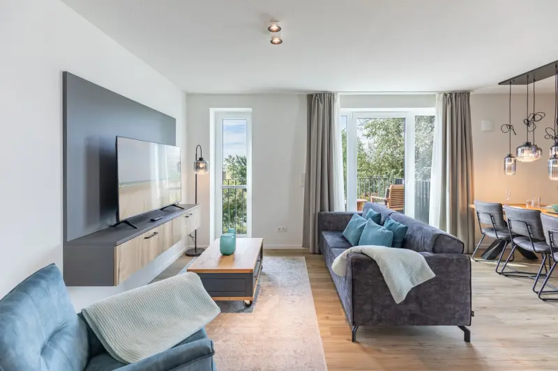 Ferienwohnung mit Hund inNorderhafen, Nordstrand  f&uuml;r max. 4 Personen