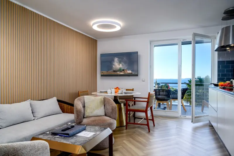 FeWo Dwarslöper – Balkon, Sauna, Meerblick