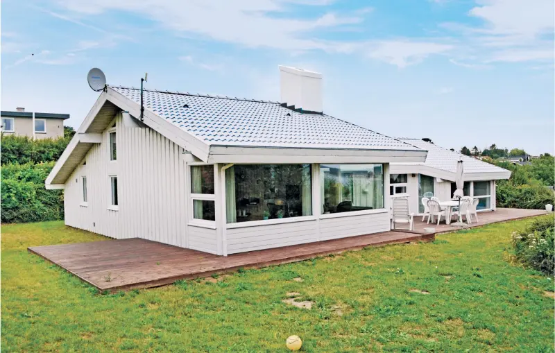 Ferienhaus mit Hund in Egsmark Strand fuer max. 6 Personen