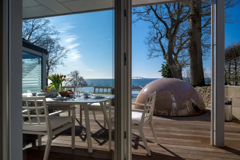 FeWo Silbermöwe – Meerblick, Terrasse, Sauna, Fitness