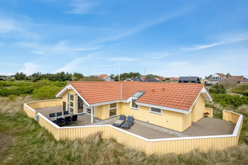 Ferienhaus mit Hund inHvide Sande, Klegod Strand  f&uuml;r max. 6 Personen