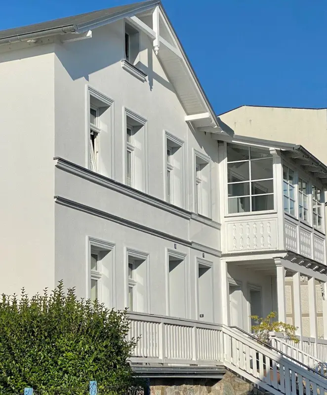 Kinderfreundliche gemütliche Ferienwohnung mit Garten und Terrasse | Gartenblick | Nah am Strand