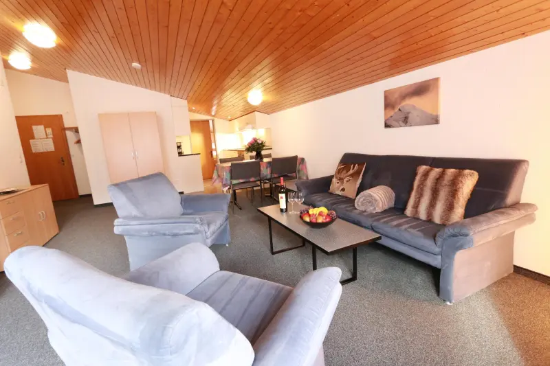Ferienwohnung mit Hund in Saas-Fee f&uuml;r max. 2 Personen