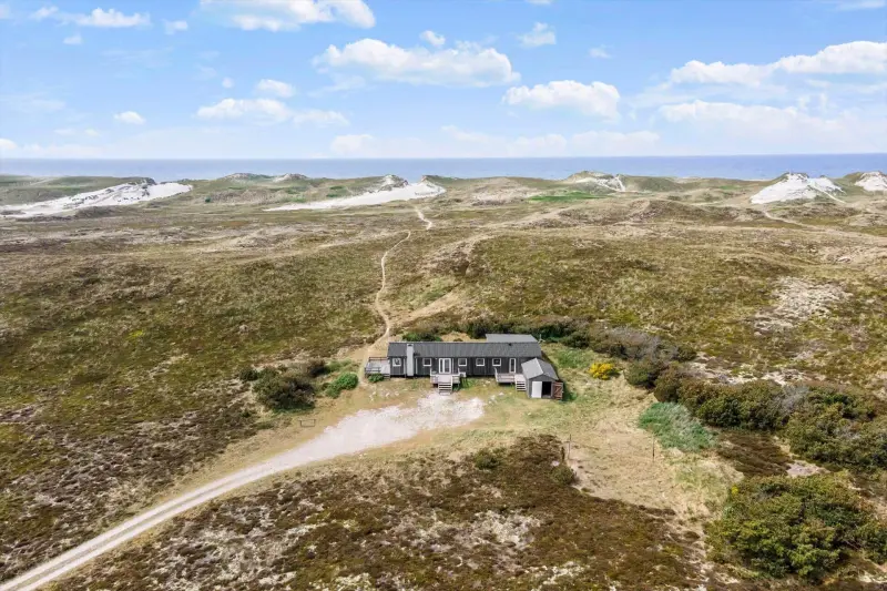 Ferienhaus mit Hund in Hvide Sande, Sønder Havrvig fuer max. 8 Personen