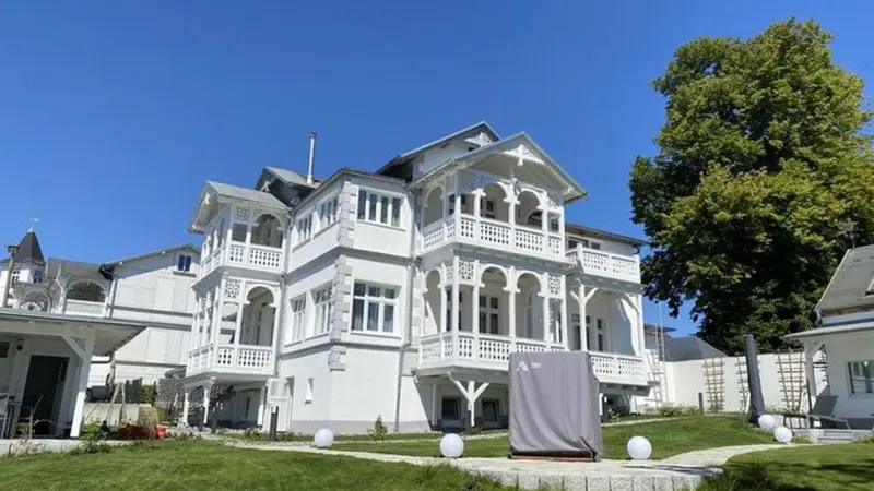Apartment mit Grill, Sauna und Garten | Meerblick