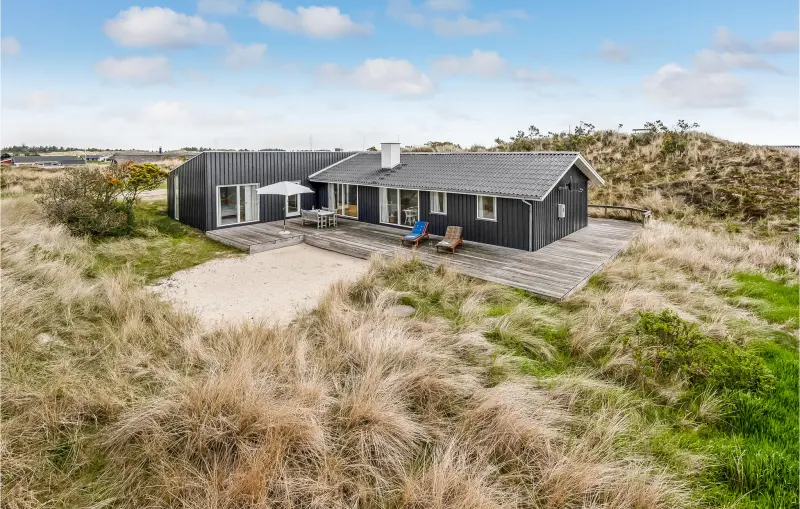 Ferienhaus mit Hund in Hvide Sande, Klegod Strand fuer max. 6 Personen