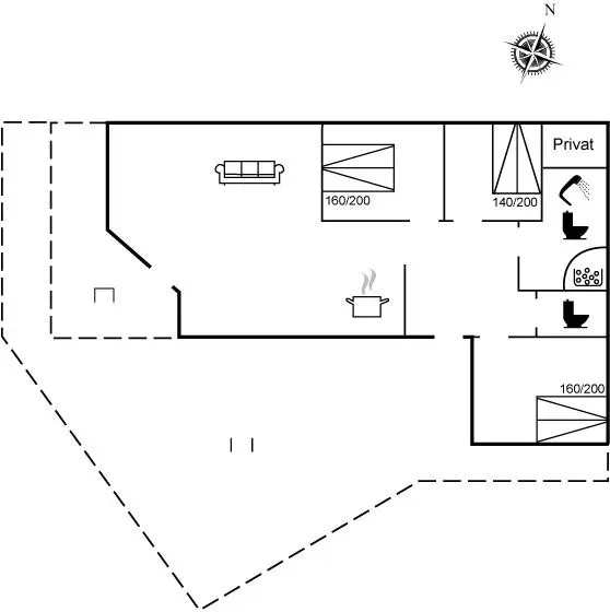 99 m² Ferienhaus ∙ 3 Schlafzimmer ∙ 6 Gäste – Bild 41