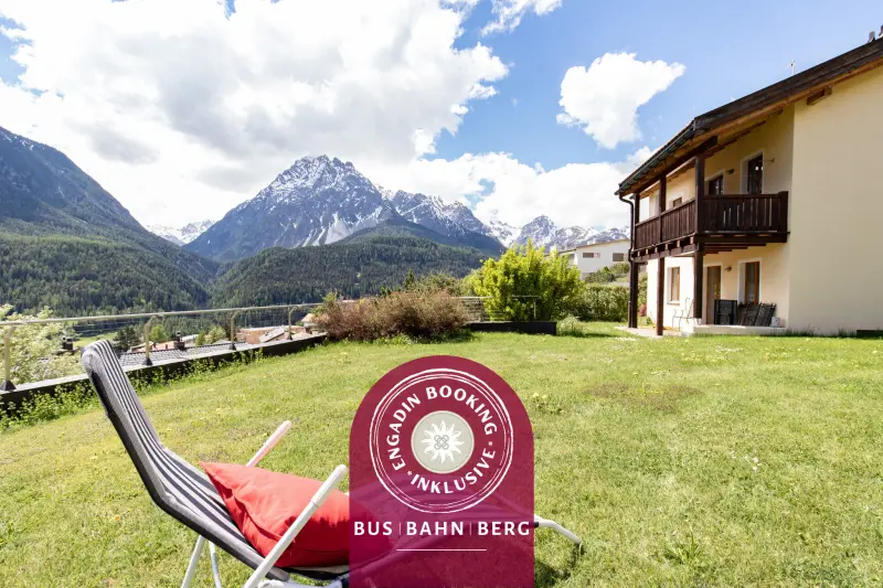 Ferienwohnung mit Hund in Scuol f&uuml;r max. 6 Personen