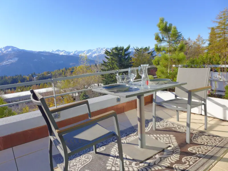 Ferienwohnung mit Hund in Crans-Montana, Wallis, Schweiz
