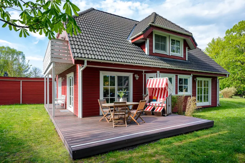 Ferienhaus in Prerow, Ostseebad Prerow - Ferienwohnung Buchentraum 1/4 f&uuml;r max. 10 Personen