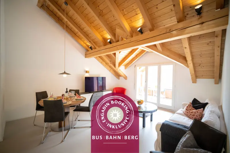 Ferienwohnung in Scuol f&uuml;r max. 4 Personen