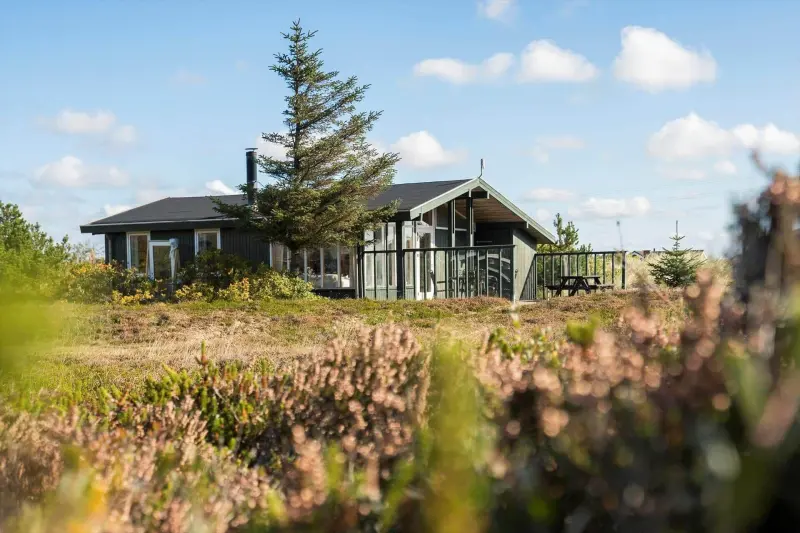 Ferienhaus mit Hund in Klegod Strand fuer max. 4 Personen