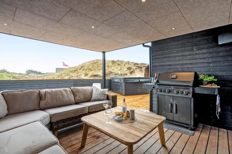 Ferienhaus mit Hund inHouvig Strand  f&uuml;r max. 10 Personen