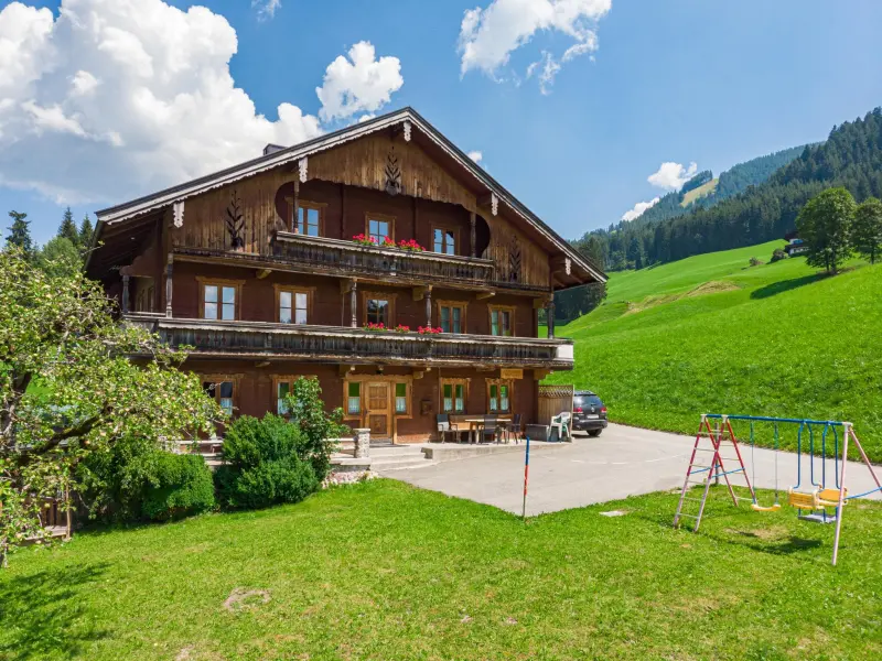 Chalet mit Hund in Brixen im Thale fuer max. 20 Personen