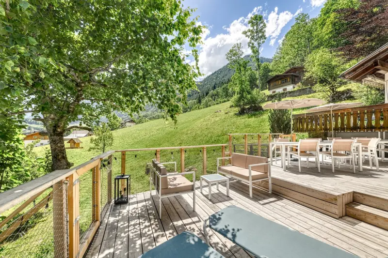 Ferienhaus mit Hund in Brand bei Bludenz, Bürserberg f&uuml;r max. 20 Personen