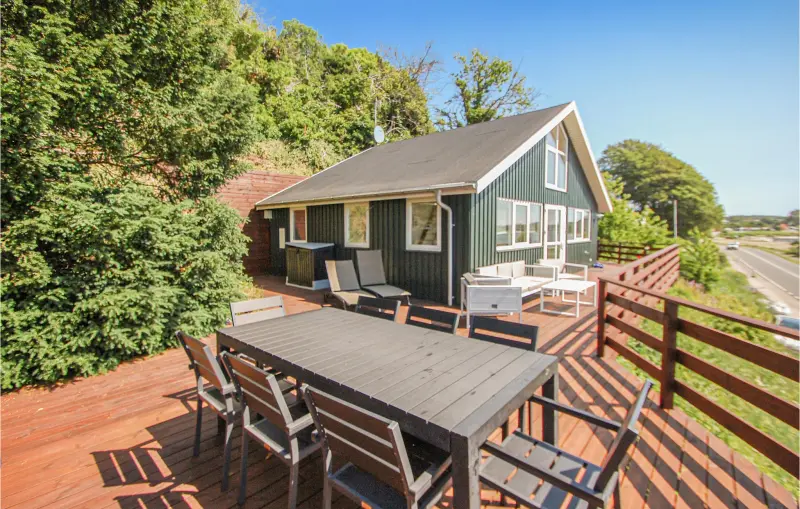 Ferienhaus mit Hund in Egsmark Strand fuer max. 6 Personen