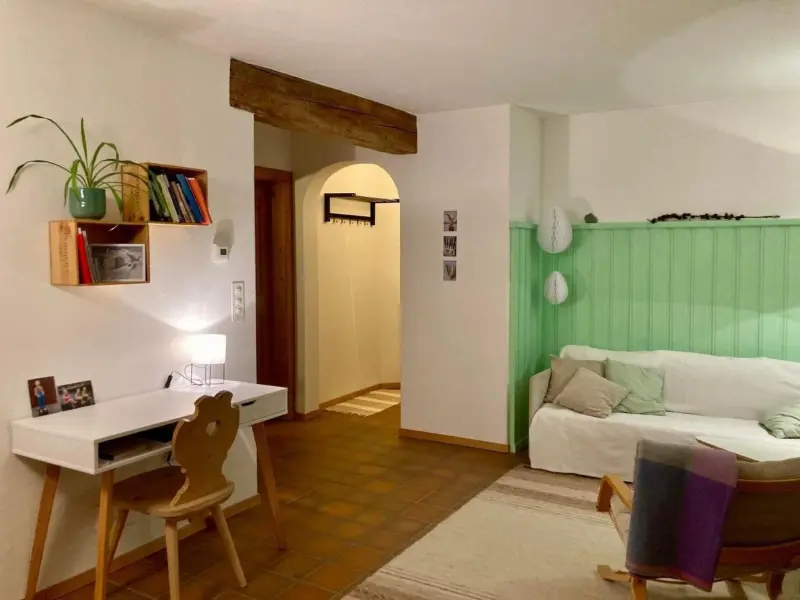Ferienwohnung mit Hund in Pontresina f&uuml;r max. 4 Personen