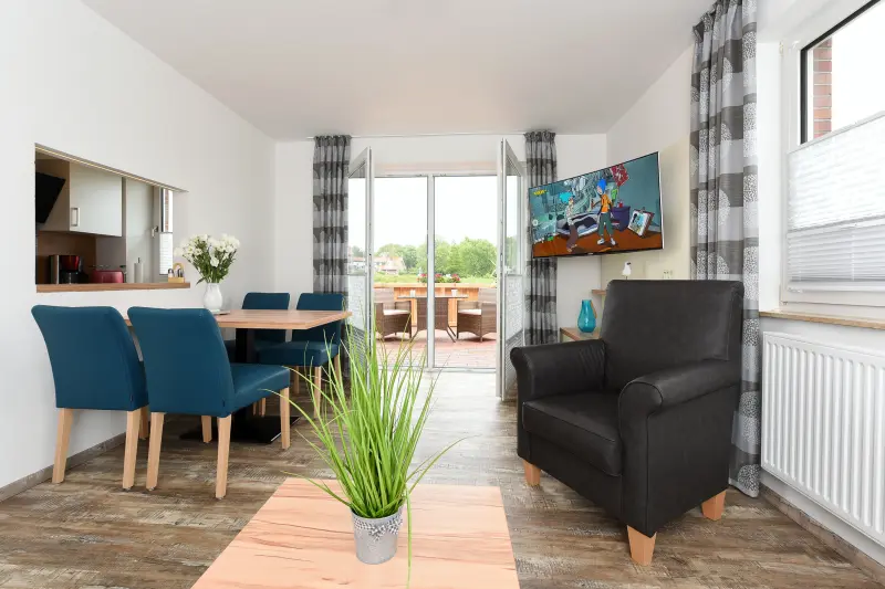 Ferienwohnung in Bensersiel, Holtgast f&uuml;r max. 4 Personen