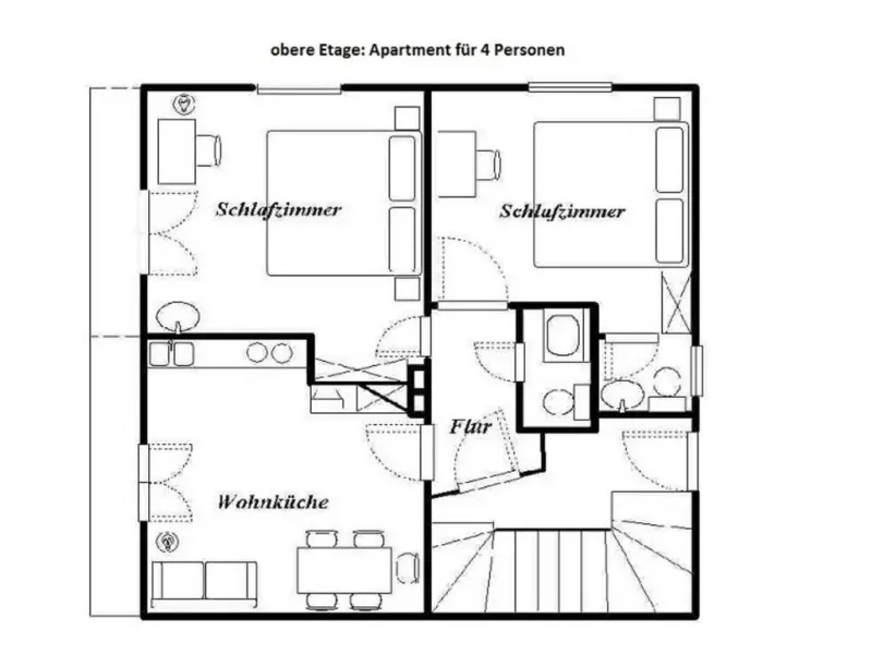 Ferienwohnung in Neusach, Techendorf f&uuml;r max. 4 Personen
