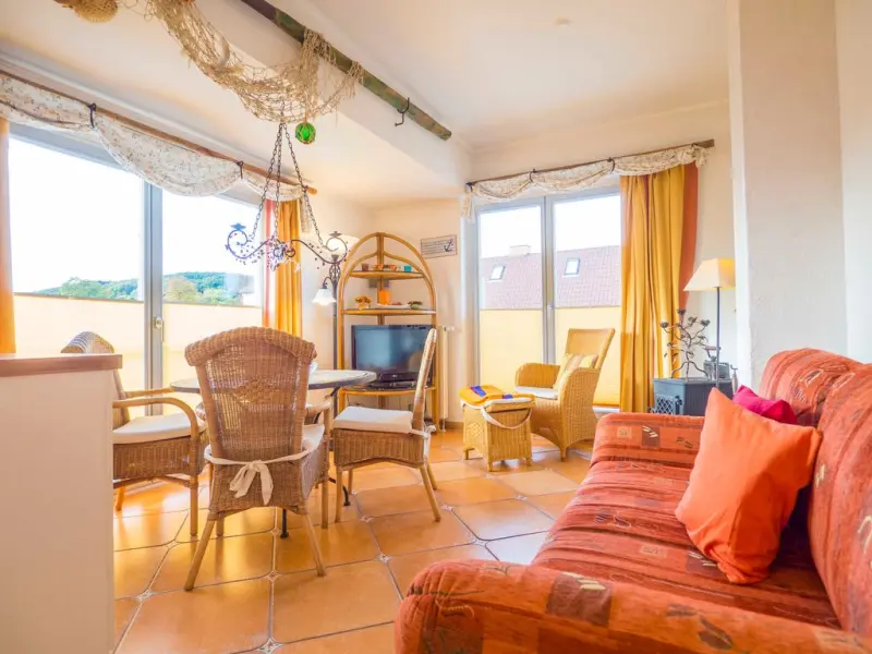 Ferienwohnung mit Terrasse und Garten | Meerblick
