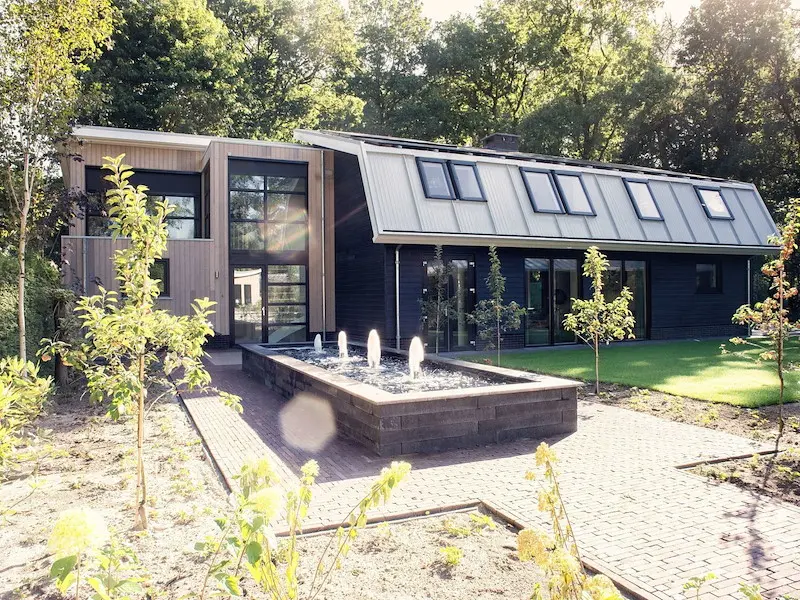 Ferienhaus mit Pool, Whirlpool und Sauna | Naturblick