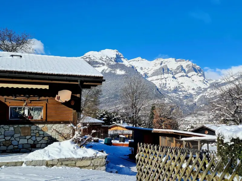 Ferienwohnung mit Hund in Leuk, Wallis fuer max. 4 Personen