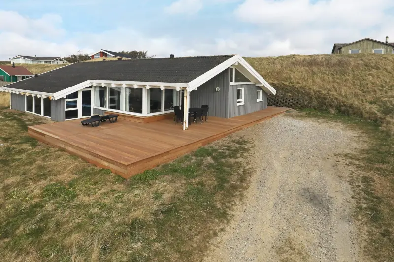 Ferienhaus mit Hund in Grønhøj fuer max. 10 Personen