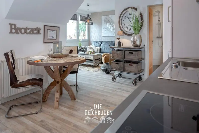 Ferienwohnung mit Hund in Büsumer Deichhausen fuer max. 2 Personen