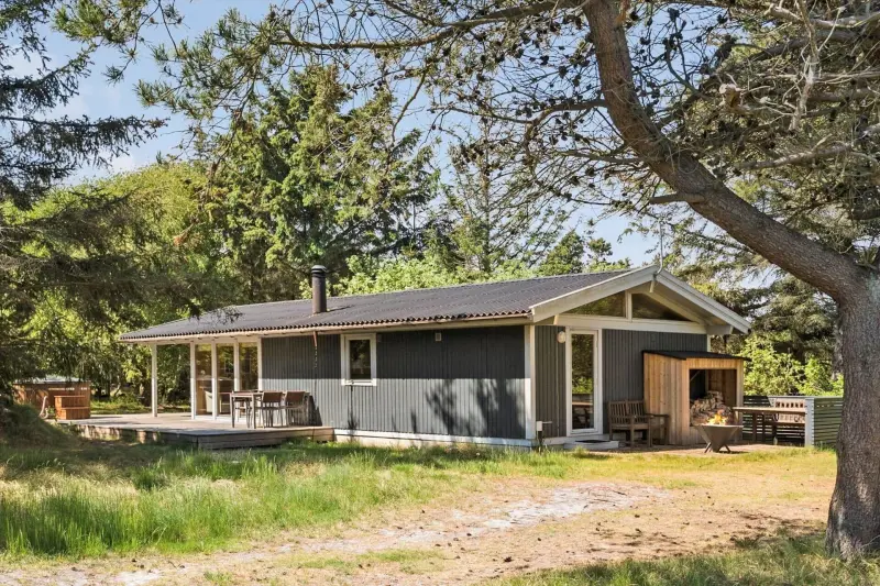 Ferienhaus mit Hund in Klegod Strand fuer max. 6 Personen
