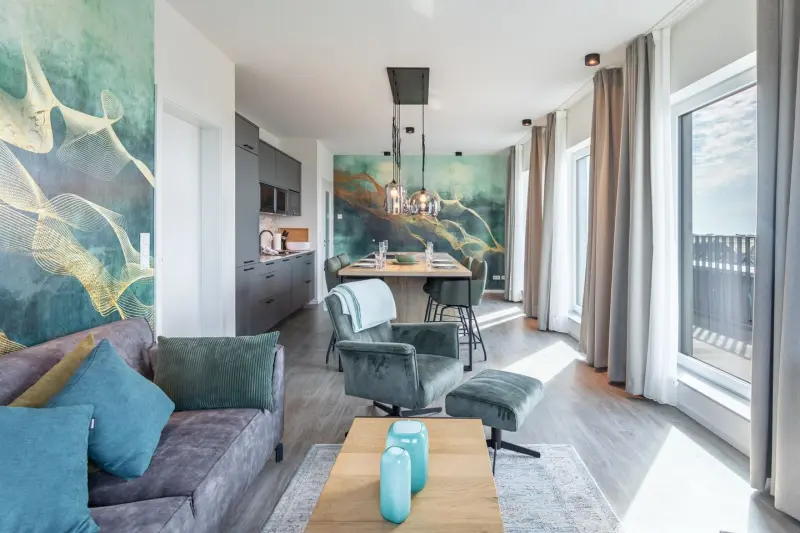 Ferienwohnung mit Hund inNorderhafen, Nordstrand  f&uuml;r max. 4 Personen