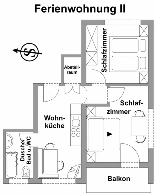Ferienwohnung in Galtür f&uuml;r max. 4 Personen