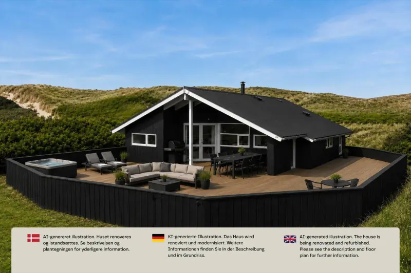 Ferienhaus in Lemvig Kommune, Vejlby Klit f&uuml;r max. 6 Personen