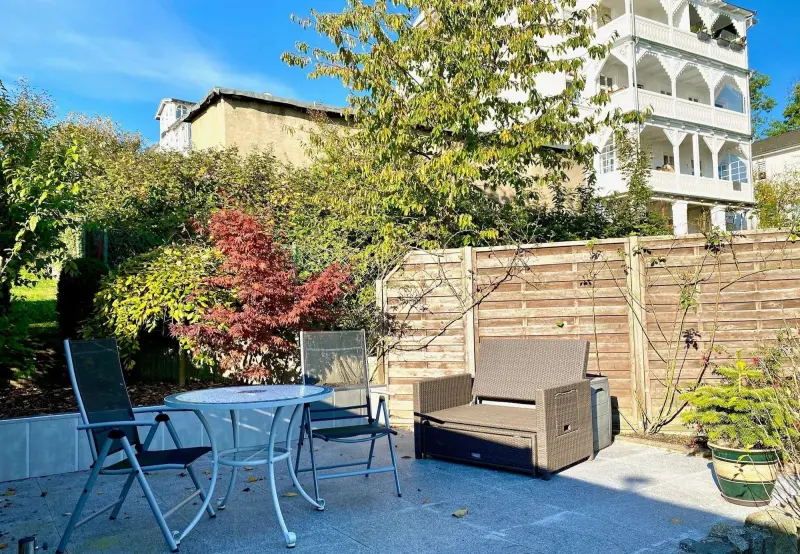 Gemütliche Wohnung mit Garten und Terrasse | Meerblick | Strand in der Nähe